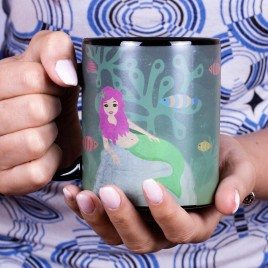 Tasse "Meerjungfrau" mit magischem Farbwechsel