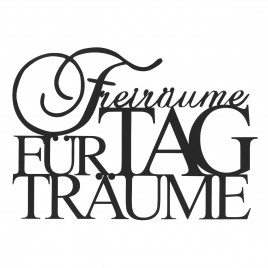 Wandpoesie "Freiräume"